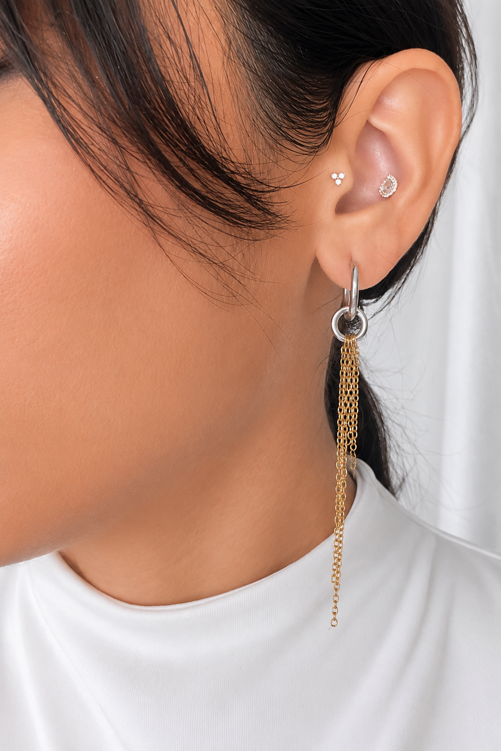 Aretes Versátiles Dos Tonos