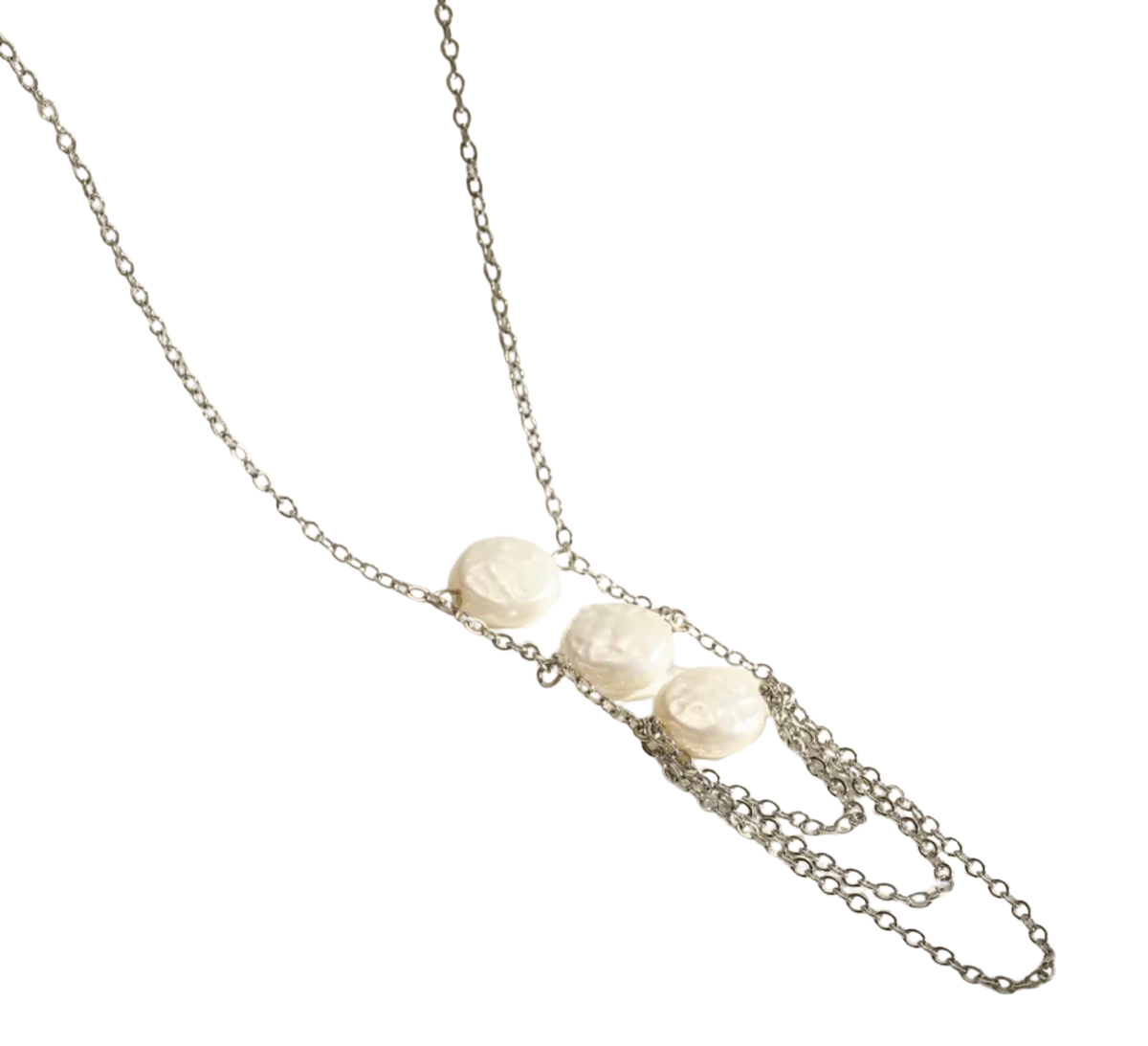 Collar Perlas Plata