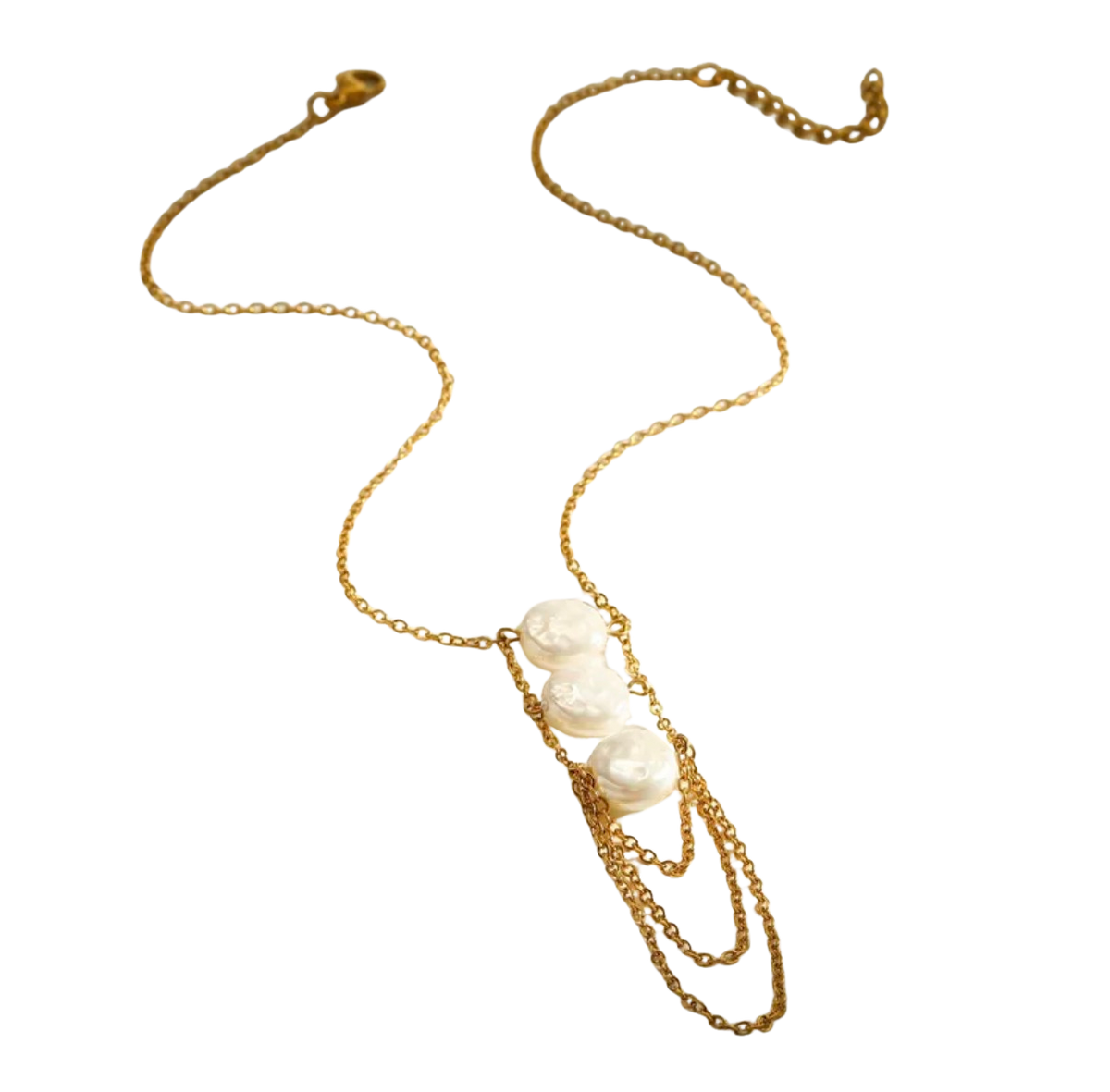 Collar Perlas Oro