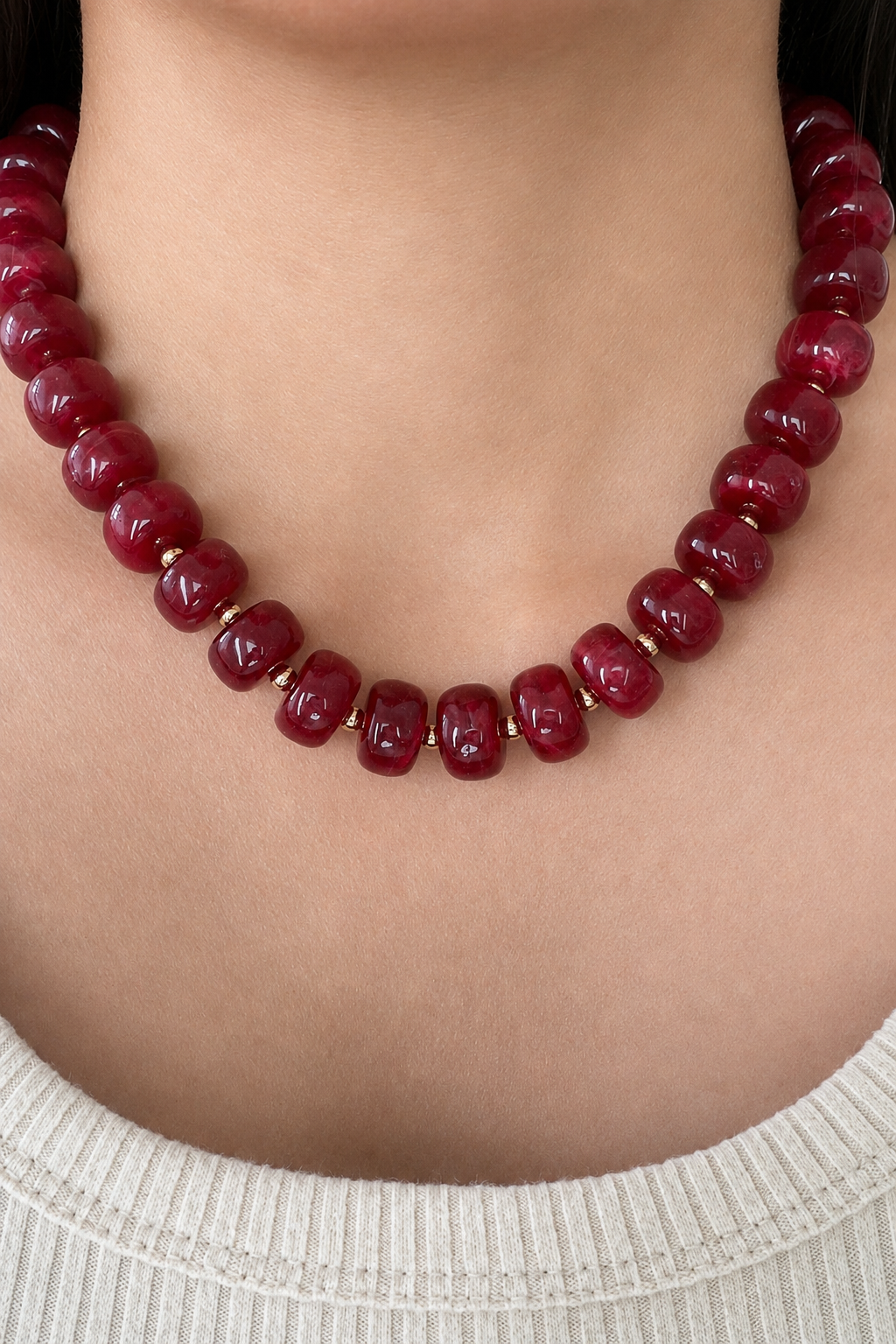 Collar Summer Red