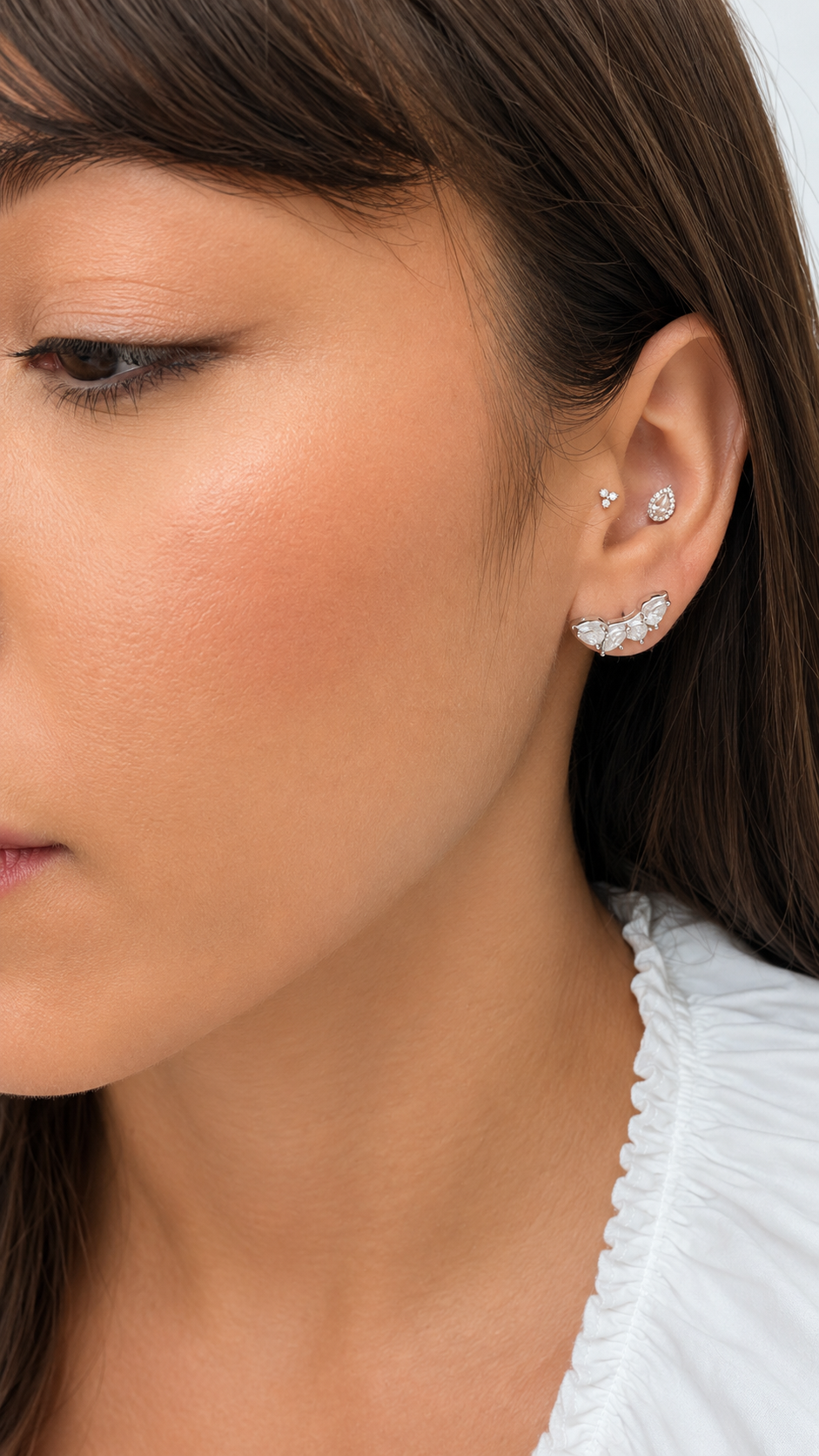 Aretes Dorothy Long Silver