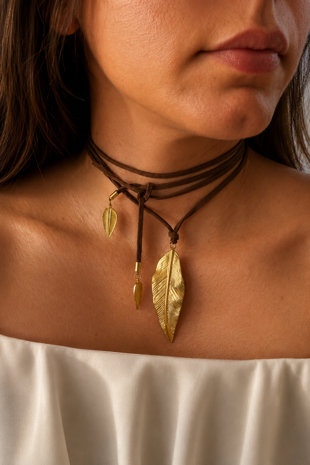 Collar Leave Brown
