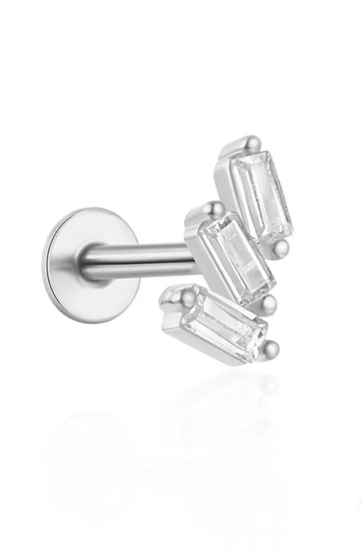 Piercing Cristalitos Plata