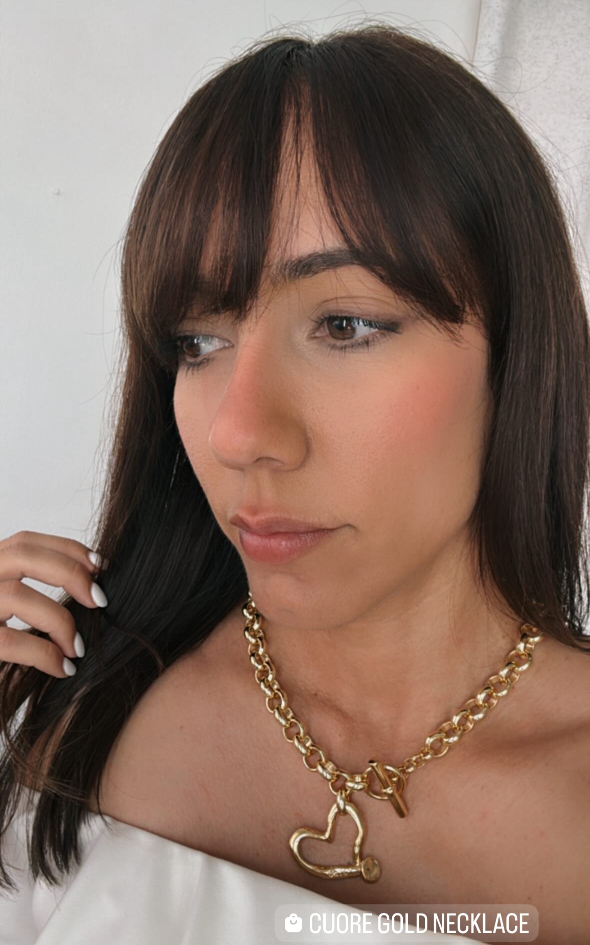 Cuore Gold Necklace