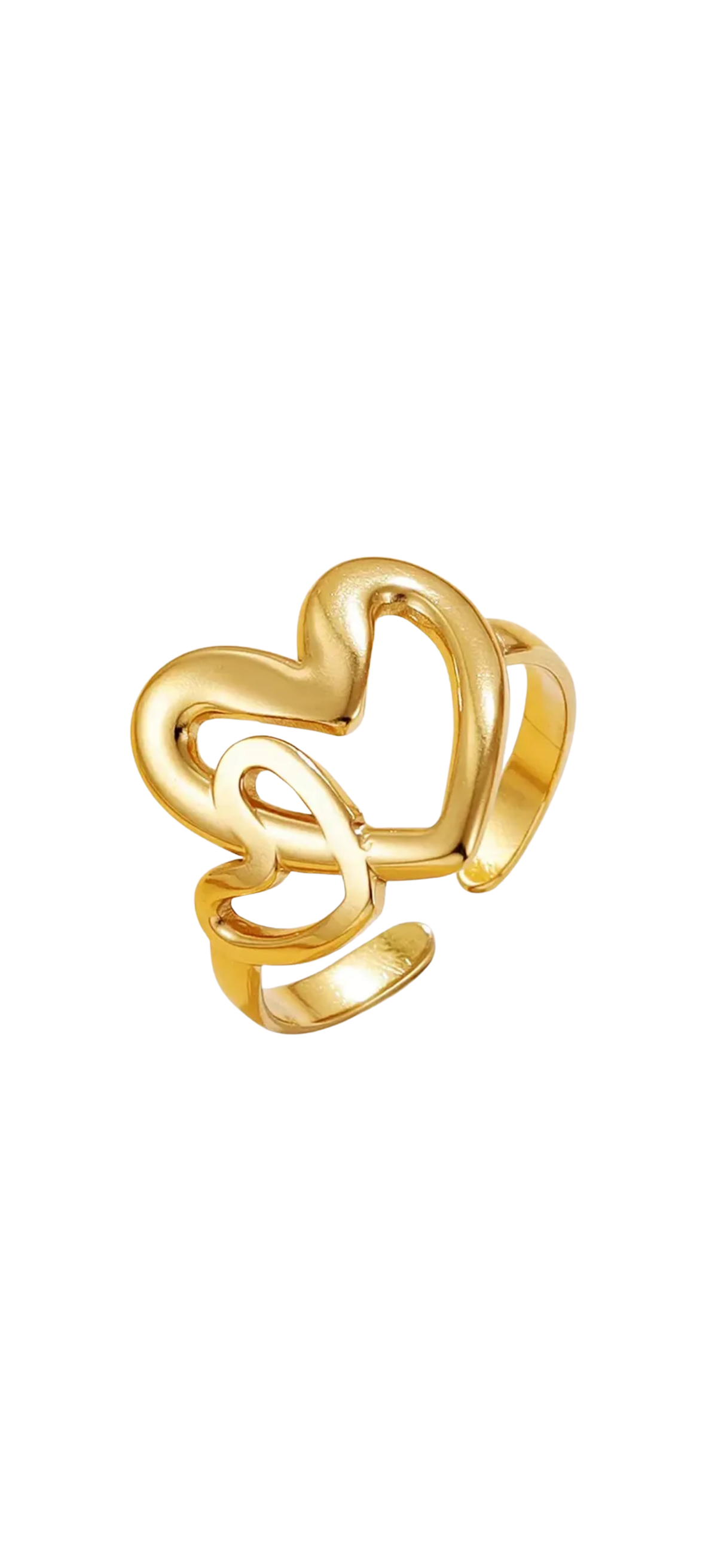 Sortija Dos Corazones Oro