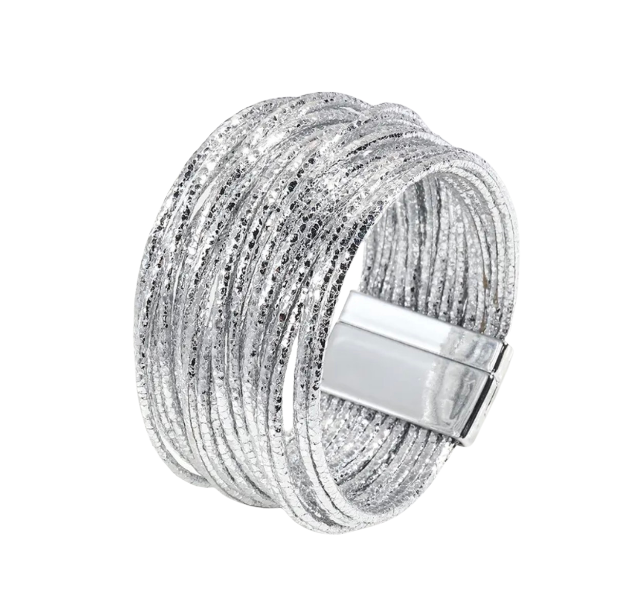 Pulsera Silver Leather