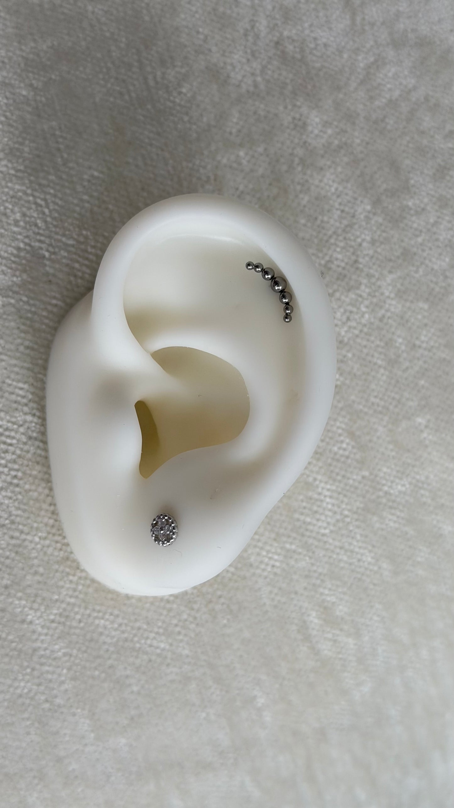 Piercing Bolitas Plata