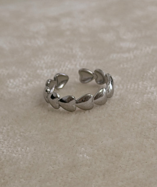 Sortija Corazoncitos Plata