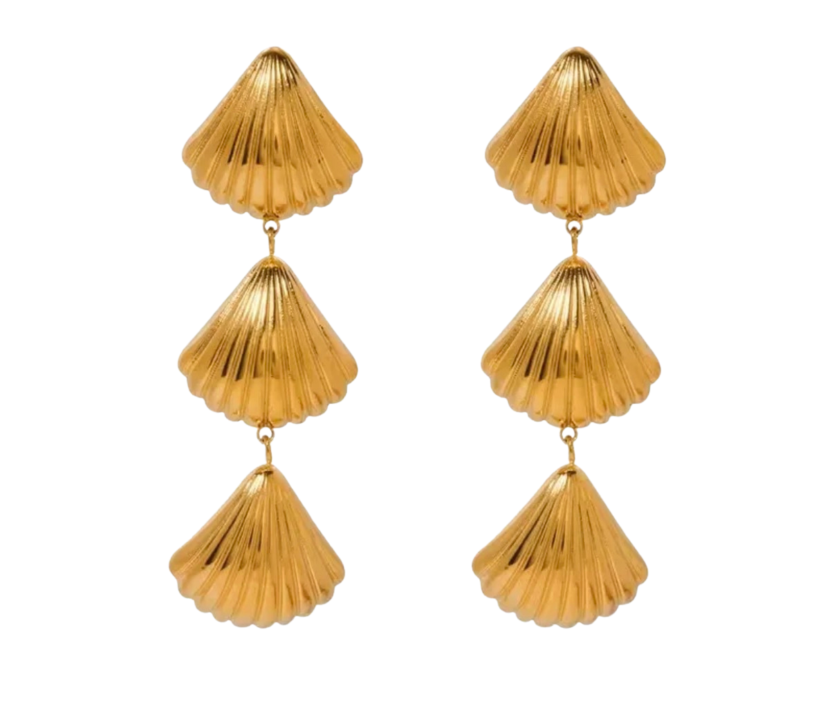 Aretes Shell Gold