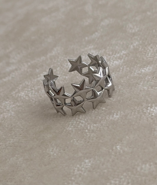 Sortija Estrellas Plata