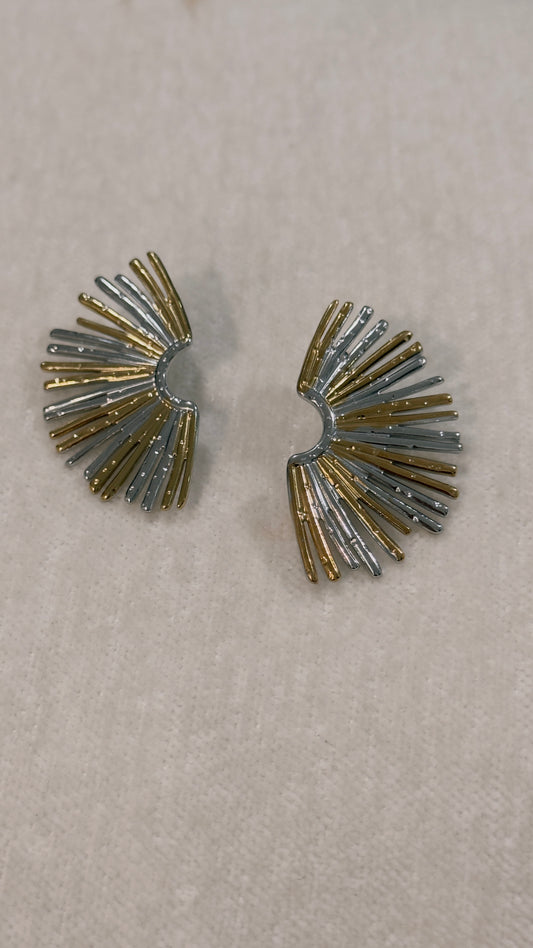 Aretes Bahamas Dos Tonos