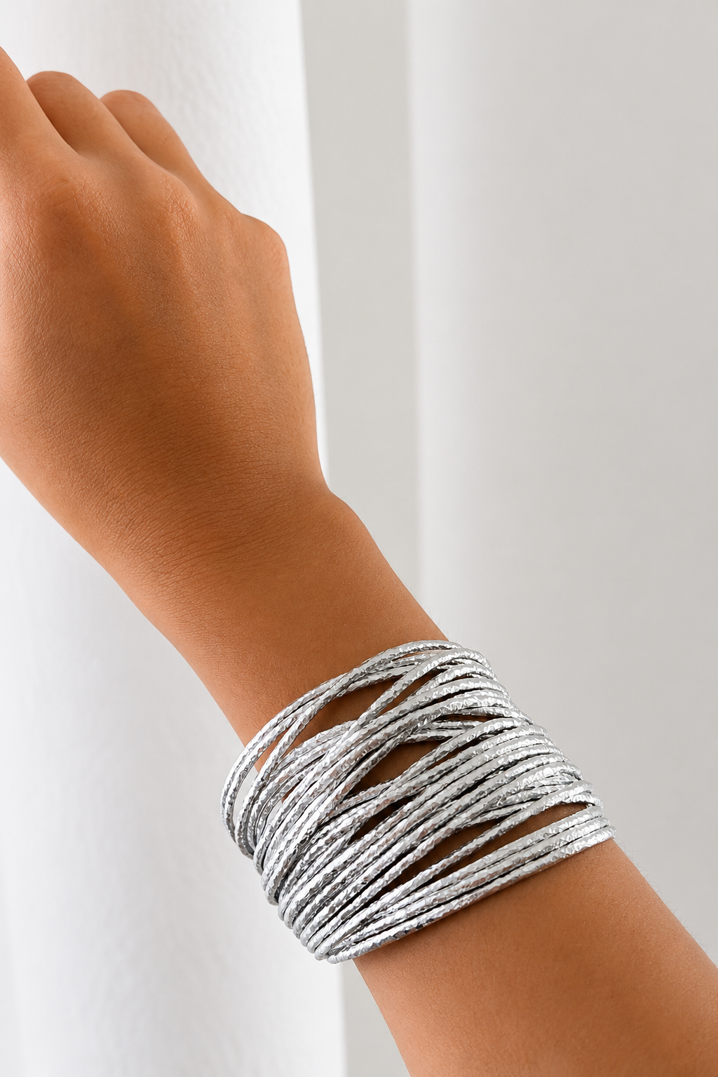 Pulsera Silver Leather