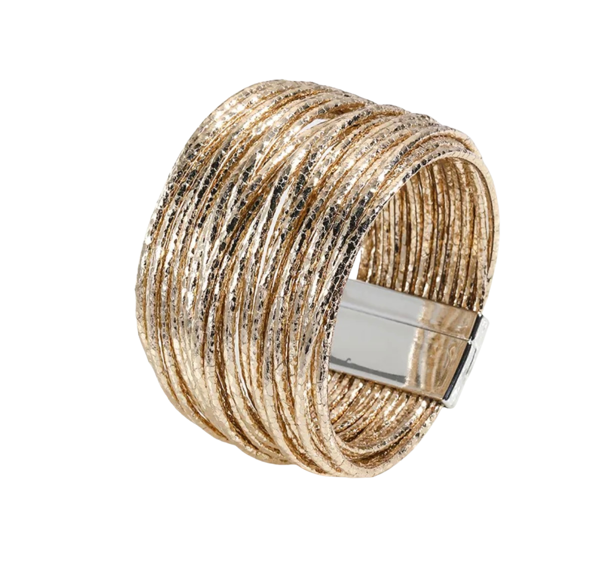 Pulsera Gold Leather