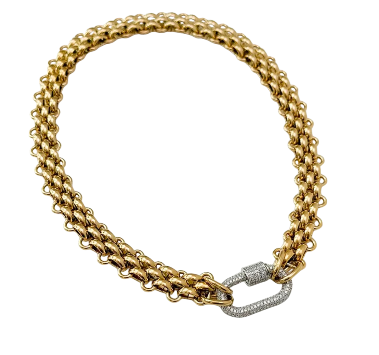 Collar Bold Dos Tonos