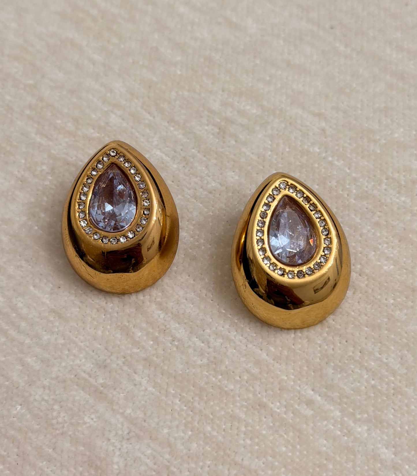 Aretes Gotas de Cristal