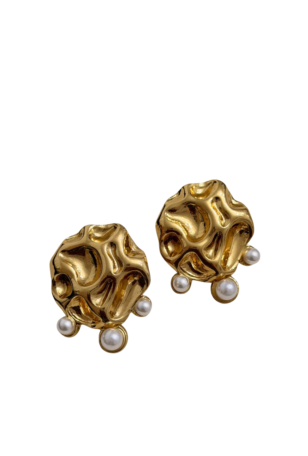 Aretes Pearls Buttons