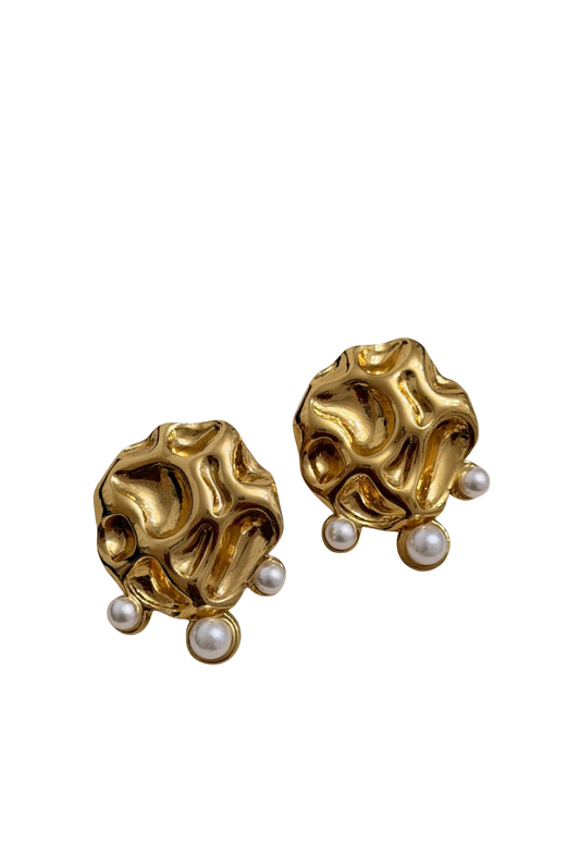 Aretes Pearls Buttons