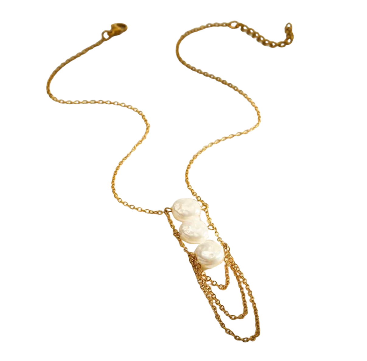 Collar Perlas Oro