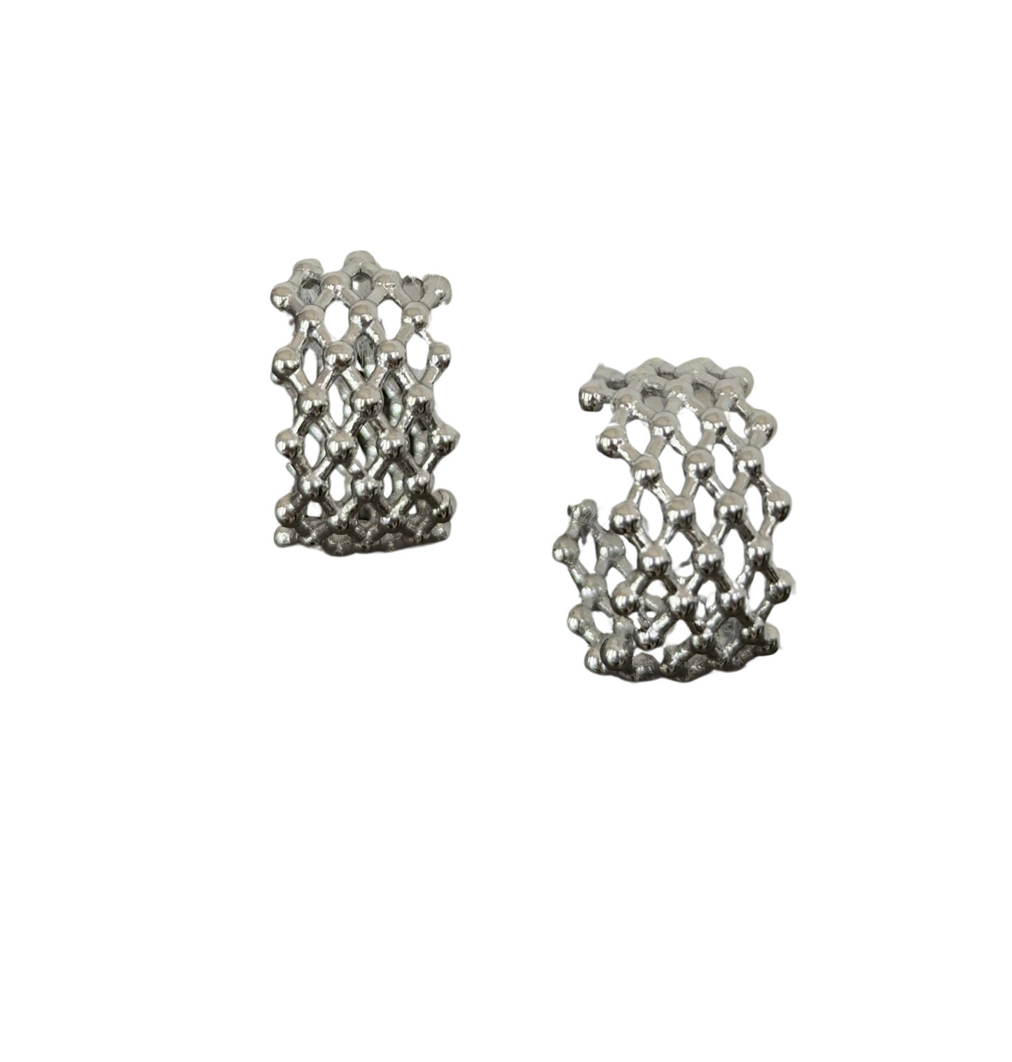 Aretes Mesh Silver