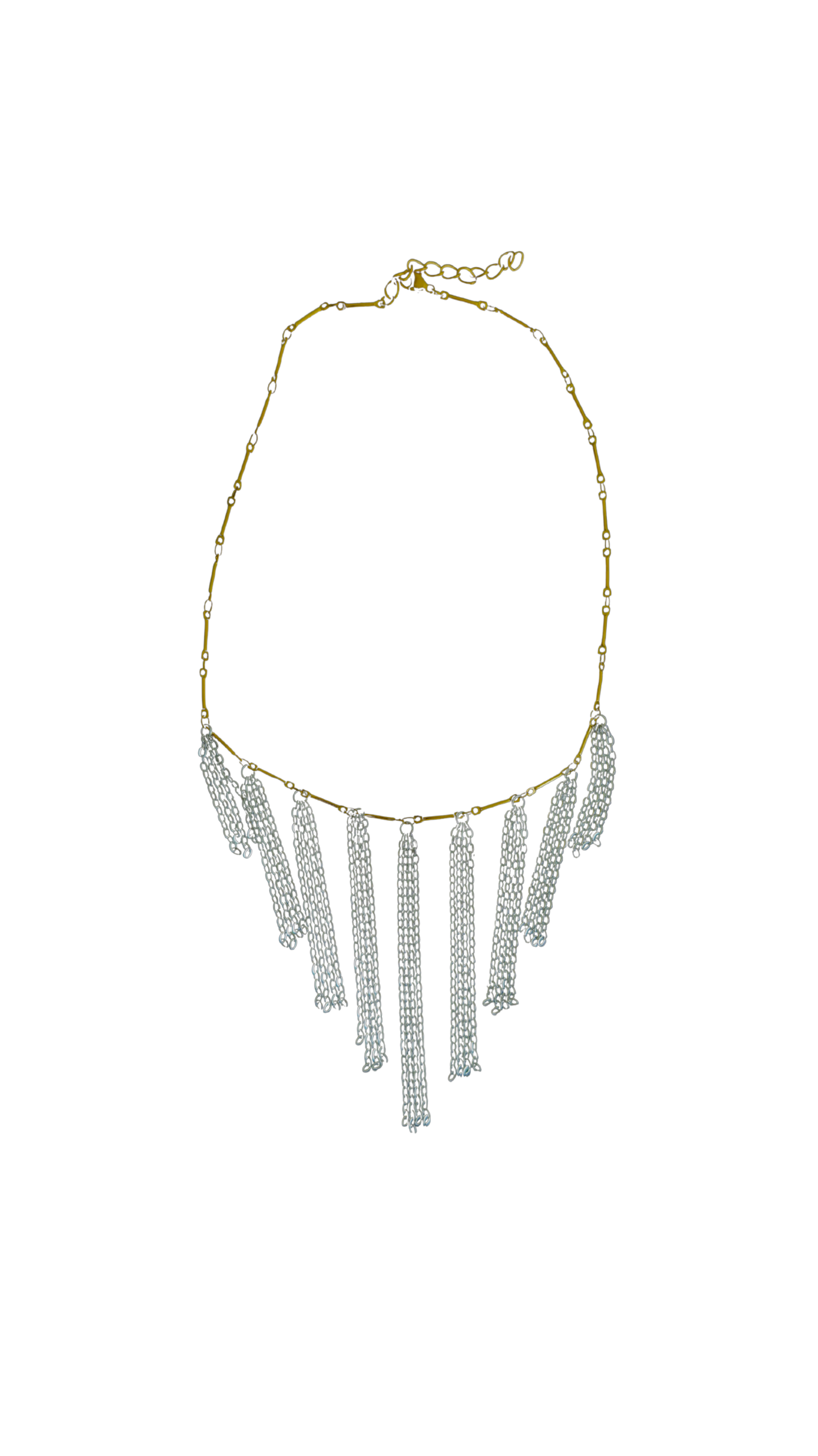 Collar Fringes Dos Tonos