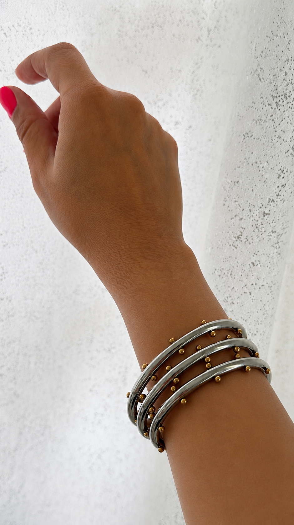 Pulsera Dots Dos Tonos