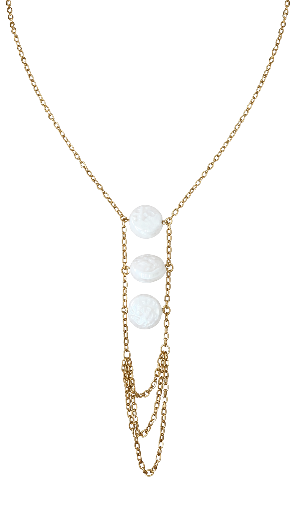 Collar Perlas Oro