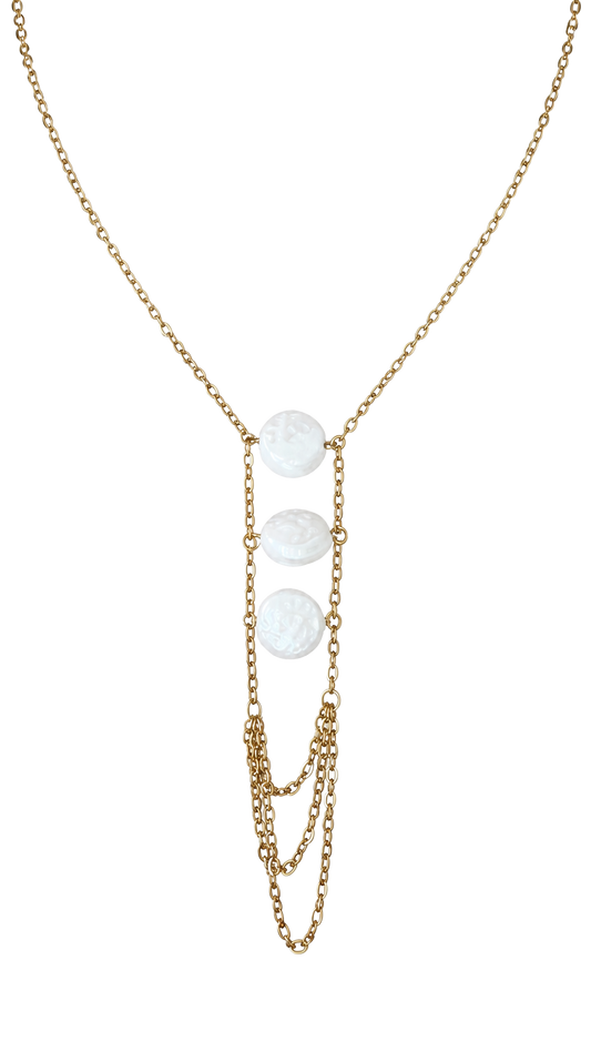 Collar Perlas Oro
