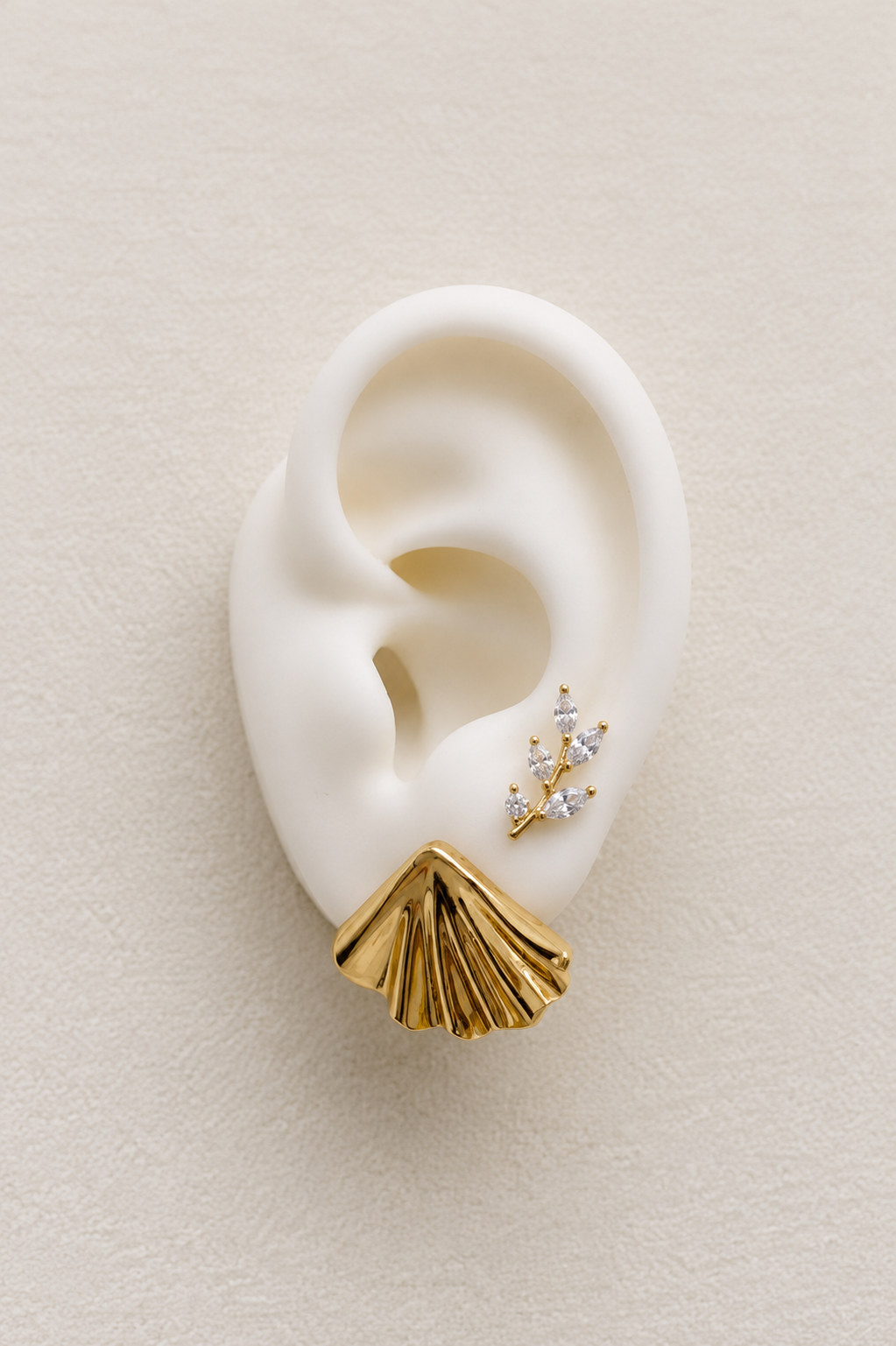 Piercing Gold Leaves