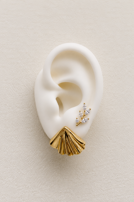 Piercing Gold Leaves