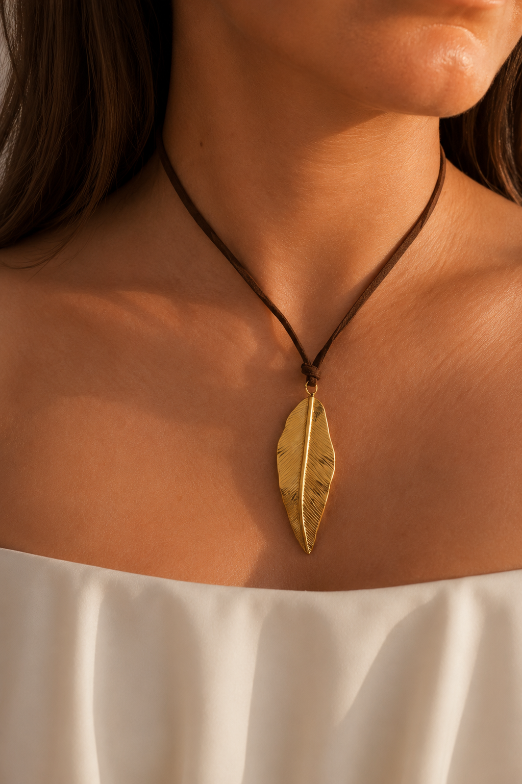 Collar Leave Brown