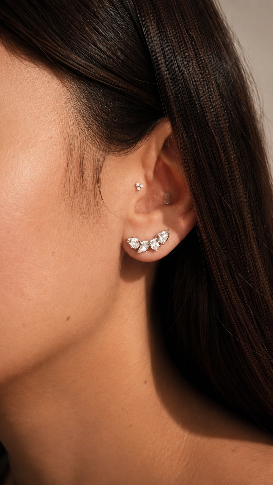 Aretes Dorothy Long Silver