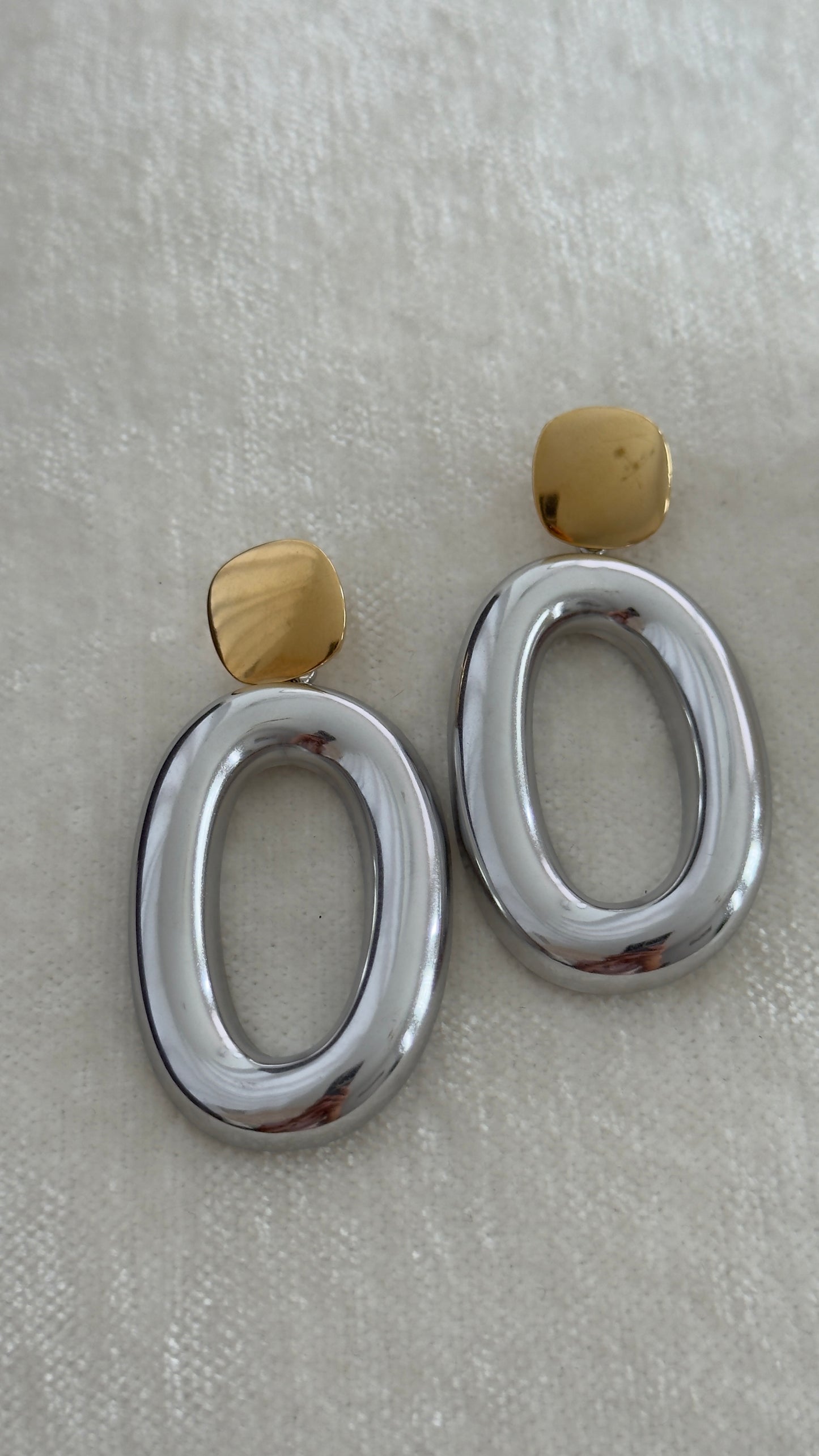 Aretes Bold Dos tonos