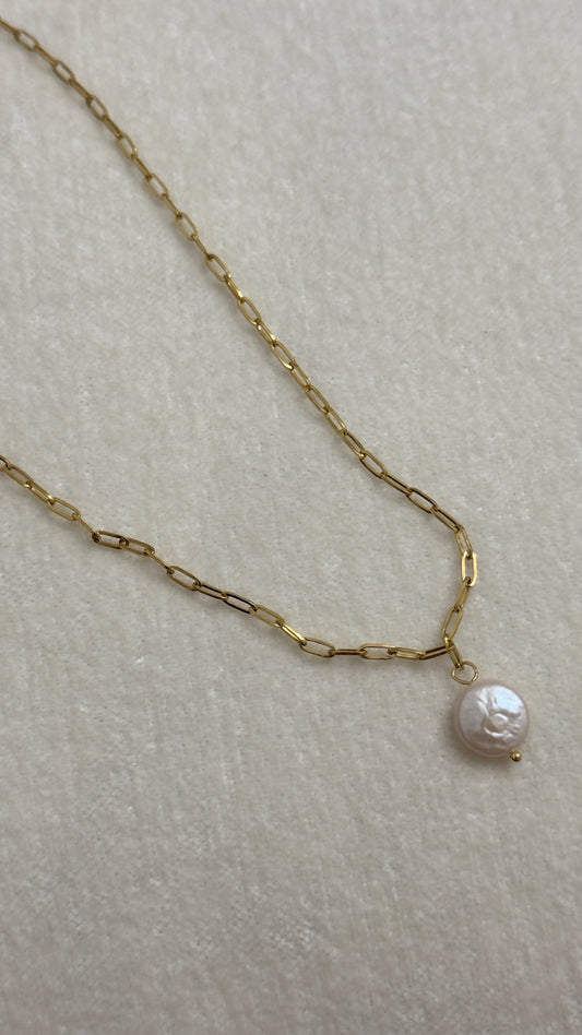 Collar Paper Clip Perla