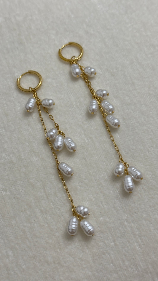 Aretes Perlas
