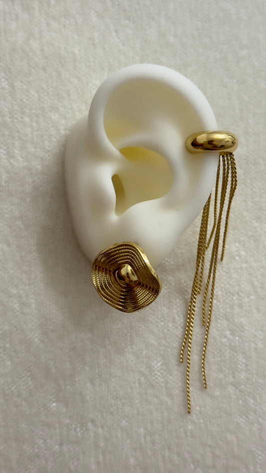 Ear Cuff Chains Oro