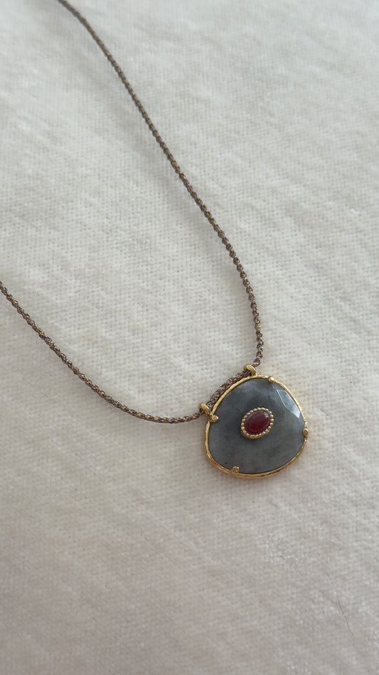 Collar Piedras de colores