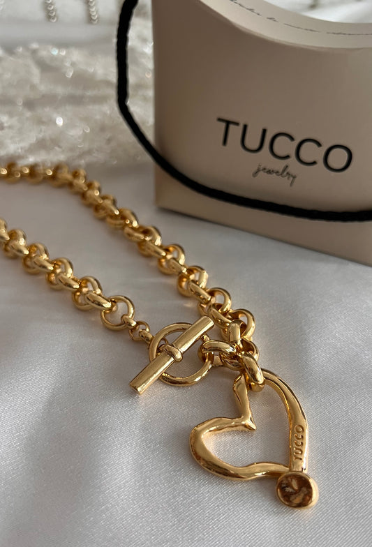 Cuore Gold Necklace