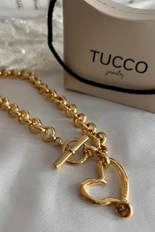 Cuore Gold Necklace