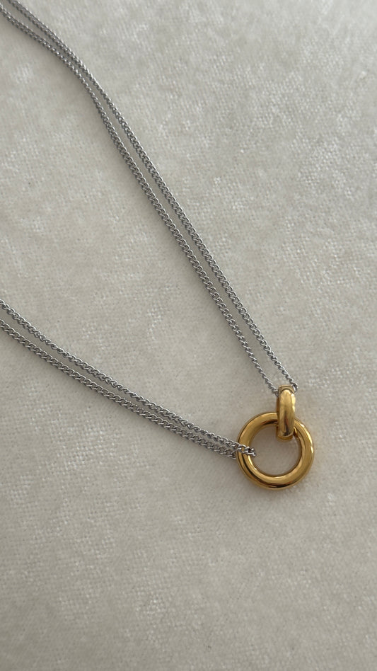 Collar Dos Tonos Circle
