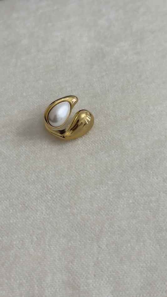 Sortija Perlas Oro
