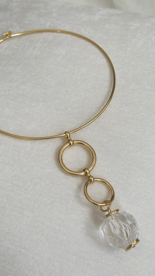 Collar Clear Gold