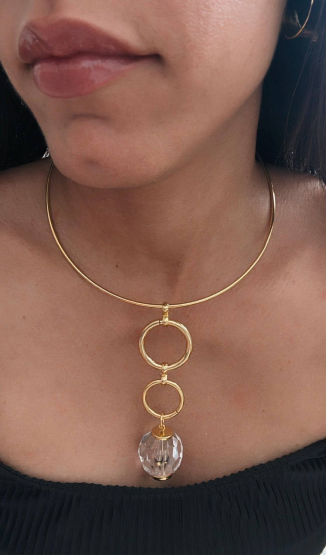 Collar Clear Gold